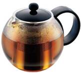 Zaparzacz-dzbanek tłokowy do herbaty Bodum Assam 1 l - stalowe sitko