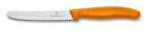 Nóż kuchenny, ząbkowany, profilowany Victorinox 11 cm HIT!!! - pomarańczowy